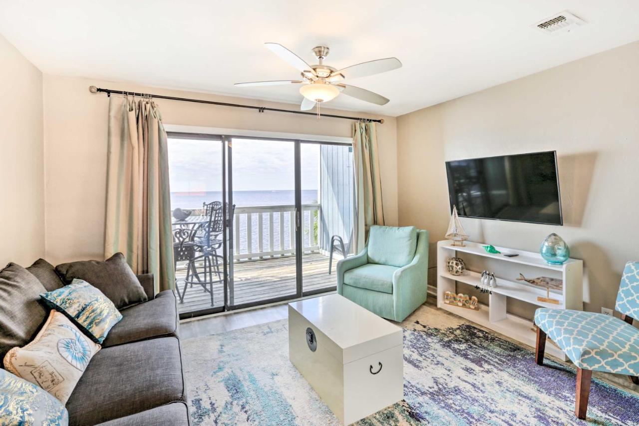 Panacea Waterfront Escape With Balcony On Shell Point Beach! מראה חיצוני תמונה
